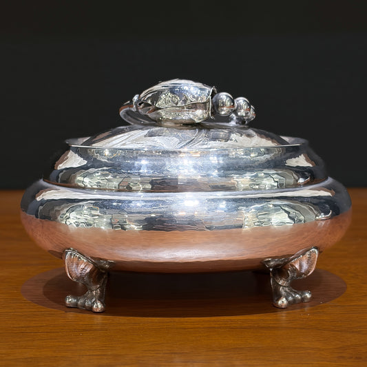 Estate Georg Jensen Sterling Silver Blossom Bonboniere no 2H