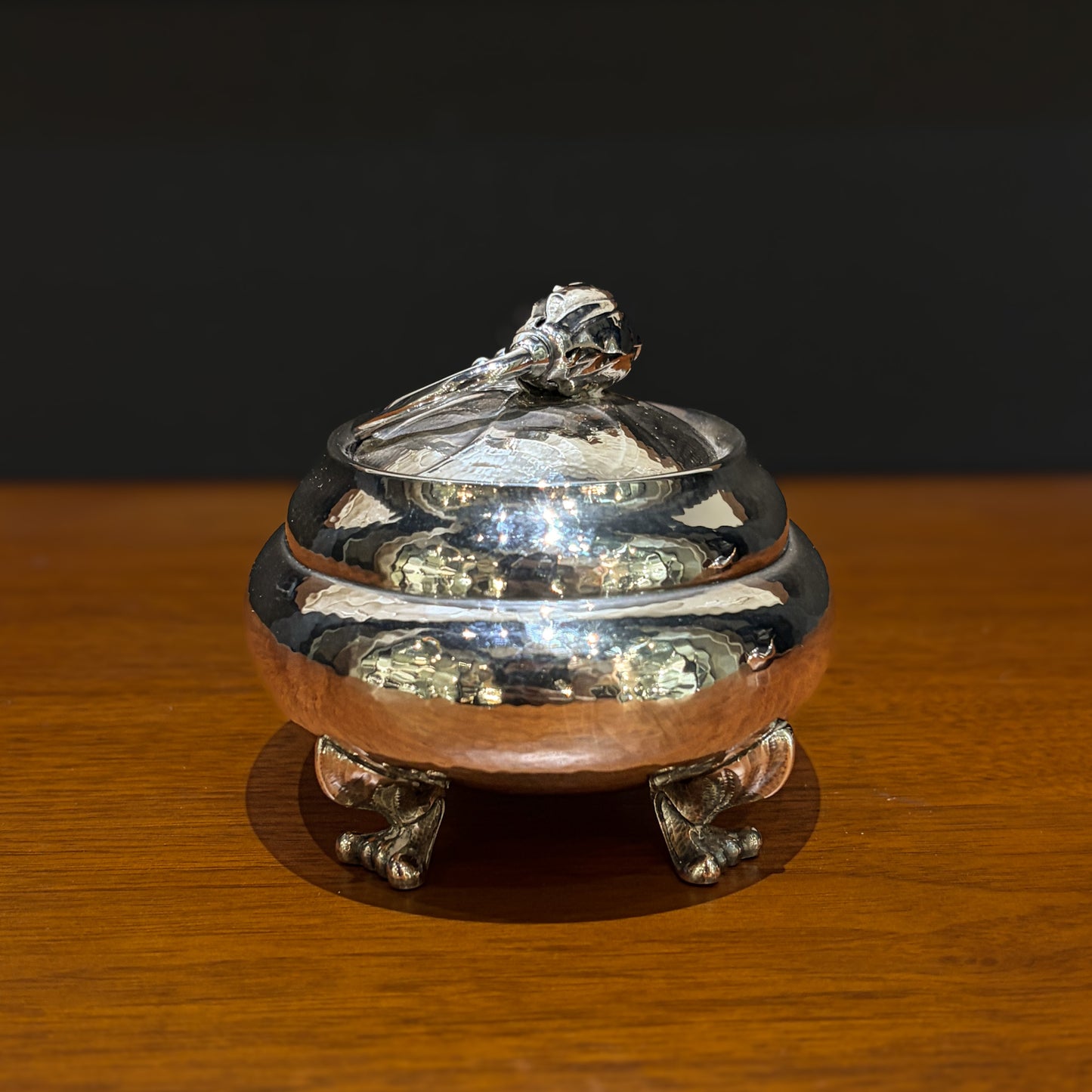 Estate Georg Jensen Sterling Silver Blossom Bonboniere no 2H