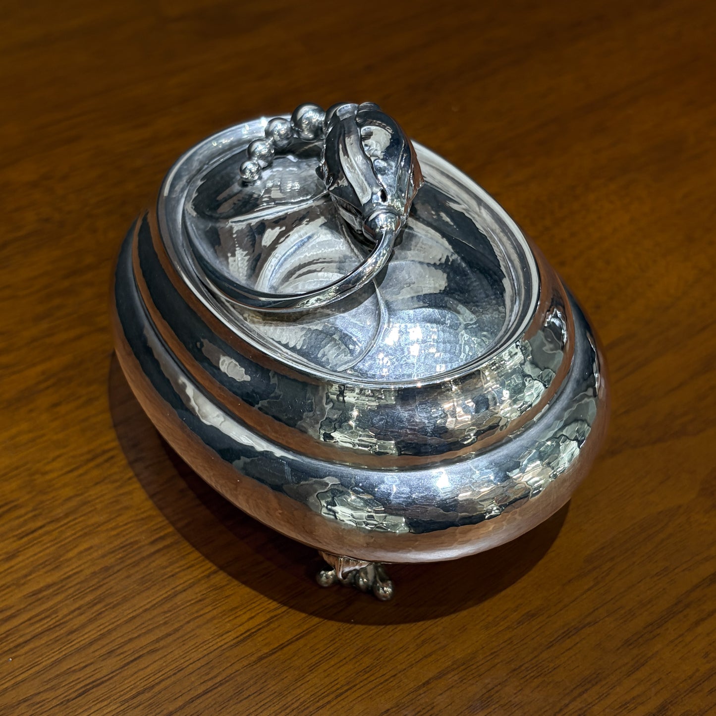 Estate Georg Jensen Sterling Silver Blossom Bonboniere no 2H