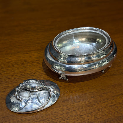 Estate Georg Jensen Sterling Silver Blossom Bonboniere no 2H