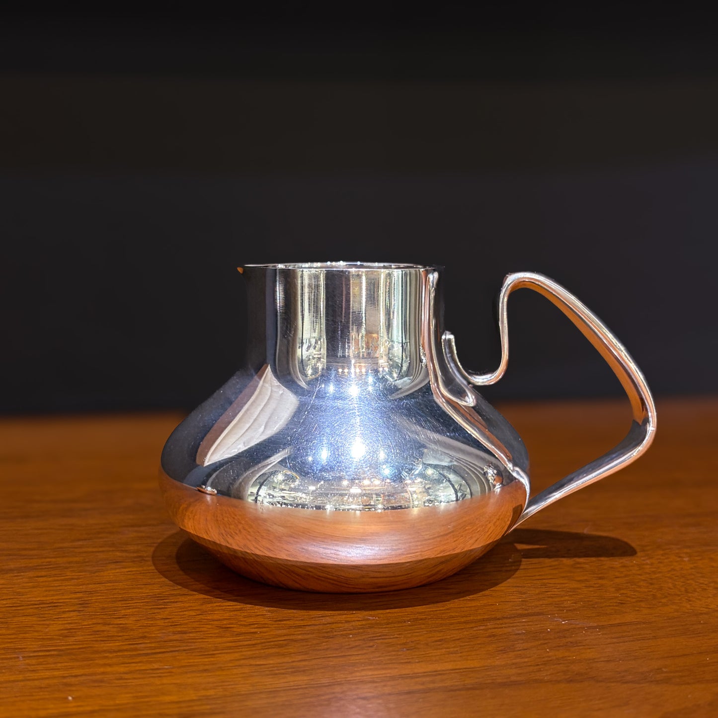 Estete Sterling Silver Georg Jensen Henning Koppel Tea Pot 1017A, Sterling Silver & Guaiacum Wood Handle
