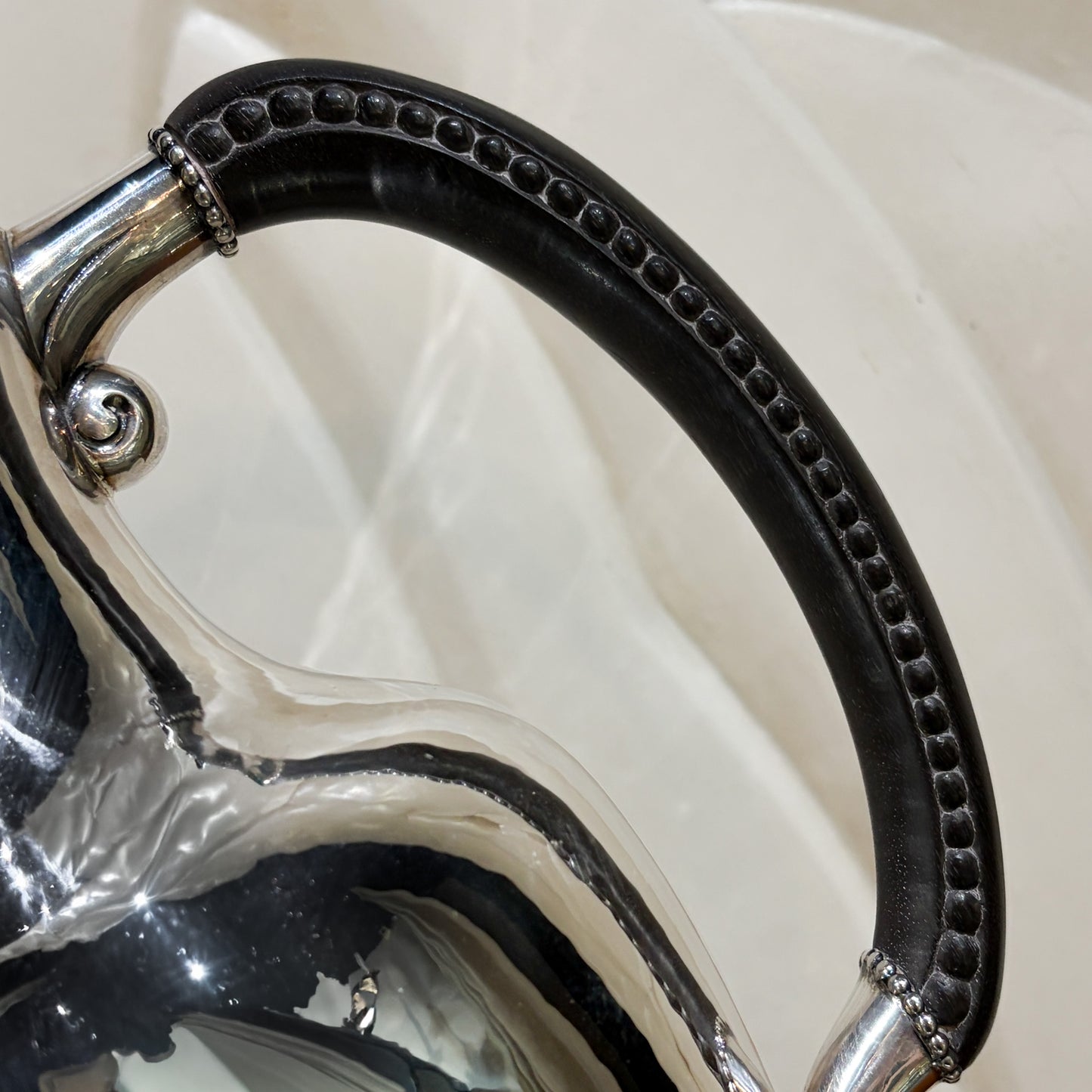 Estate Sterling Silver Georg Jensen Large Water Pitcher no. 5