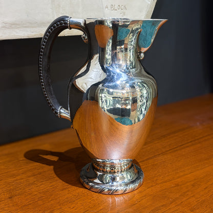 Estate Sterling Silver Georg Jensen Large Water Pitcher no. 5