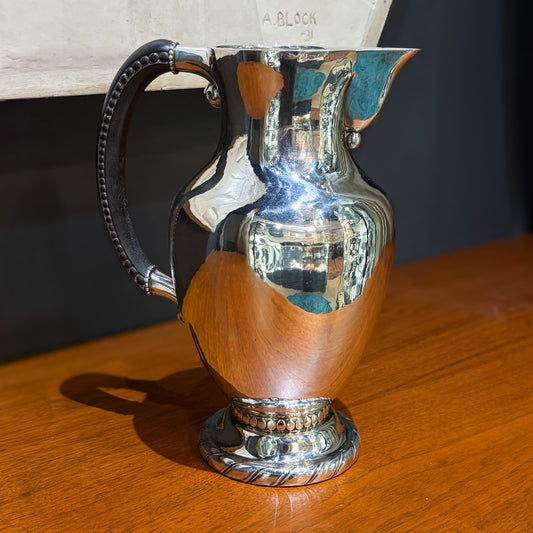 Estate Sterling Silver Georg Jensen Large Water Pitcher No. 5