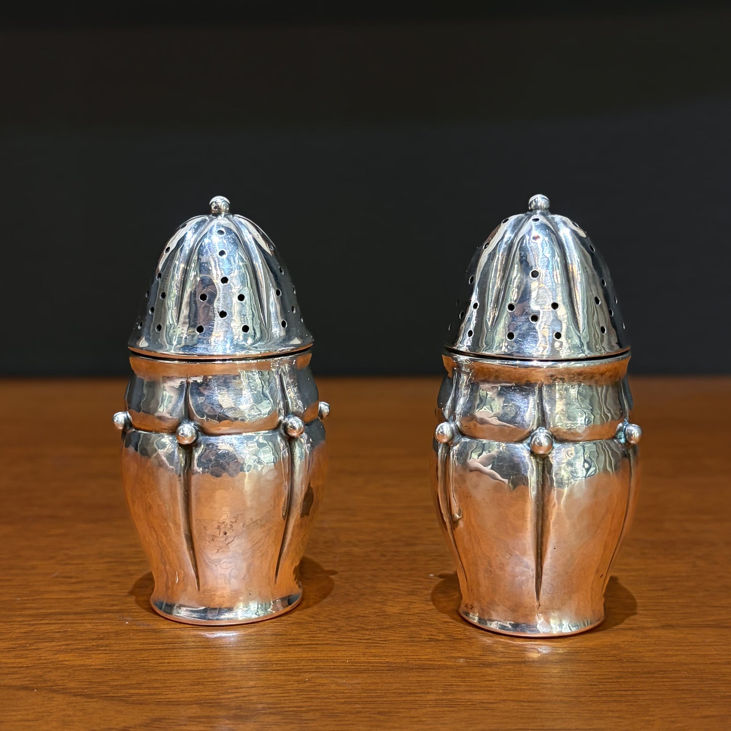 Estate Sterling Silver Evald Nielsen Salt and Pepper Shakers