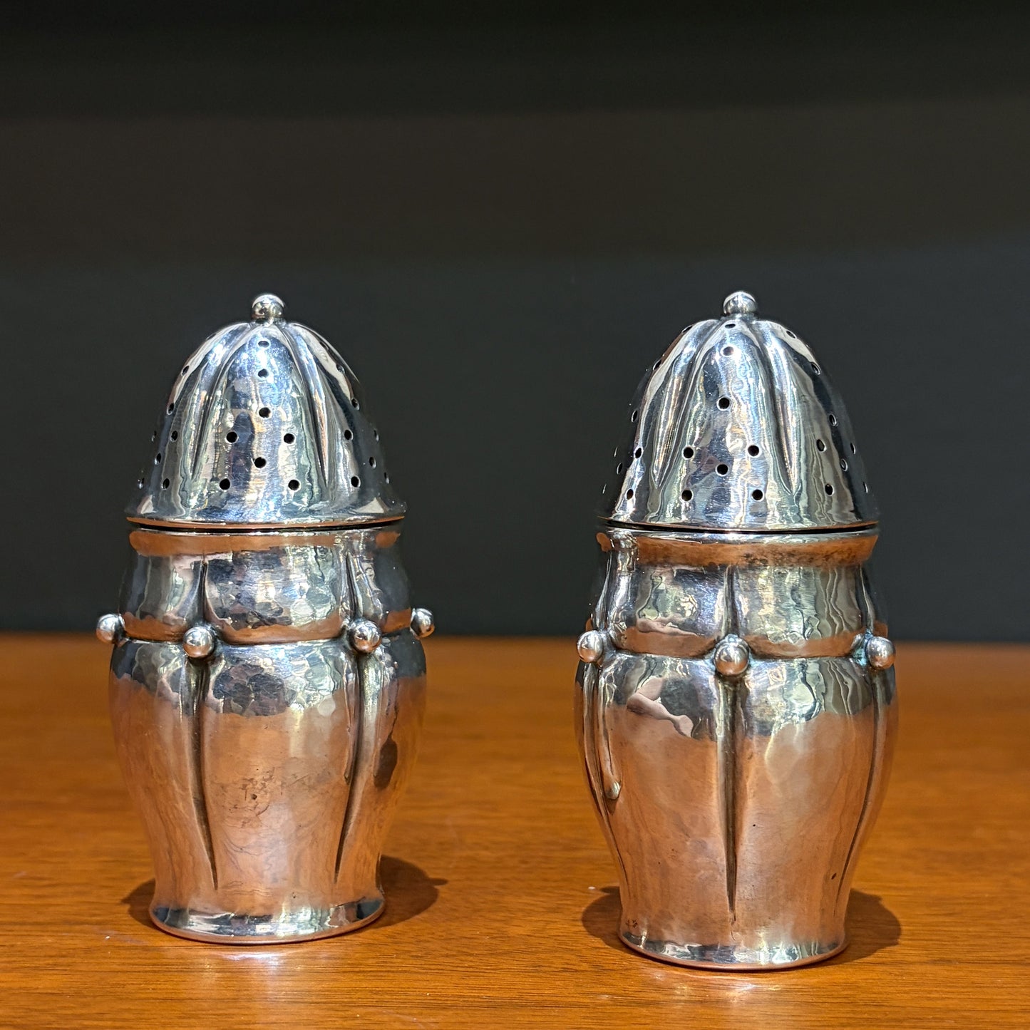 Estate Sterling Silver Evald Nielsen Salt and Pepper Shakers