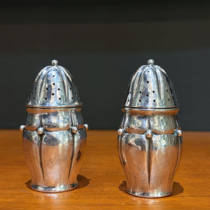 Estate Sterling Silver Evald Nielsen Salt and Pepper Shakers