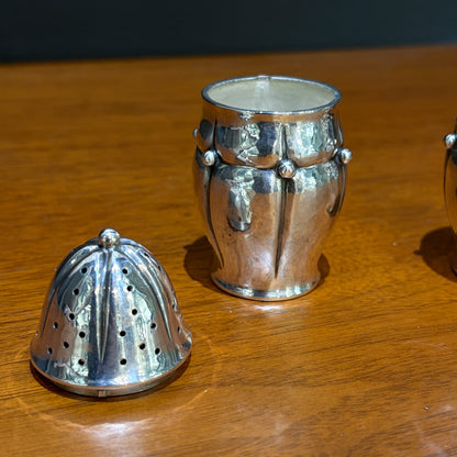 Estate Sterling Silver Evald Nielsen Salt and Pepper Shakers