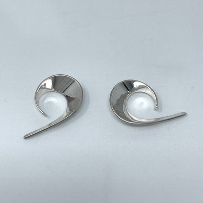 Estate Sterling Silver "Slynge" Circular Ear Cuff by Tone Vigeland