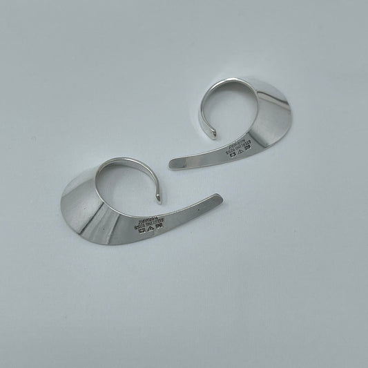 Estate Sterling Silver "Slynge" Circular Ear Cuff by Tone Vigeland