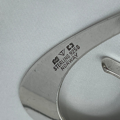 Estate Sterling Silver "Slynge" Circular Ear Cuff by Tone Vigeland