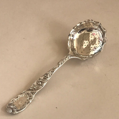 Estate Tiffany & Co. Rare Sterling Silver Chrysanthemum Pea Spoon