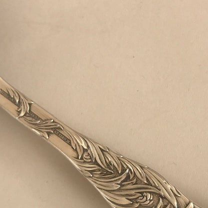 Estate Tiffany & Co. Rare Sterling Silver Chrysanthemum Pea Spoon