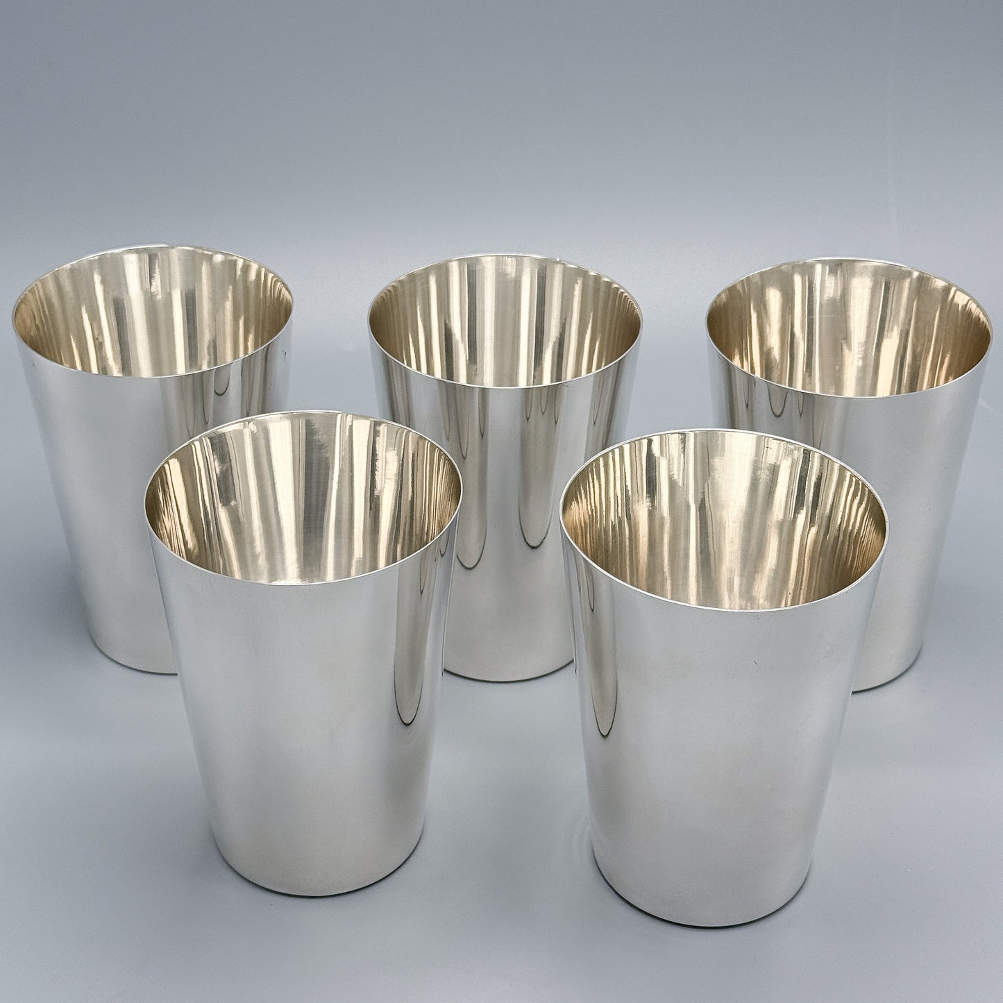 Estate Sterling Silver Tiffany Modern Mint Julep Cups