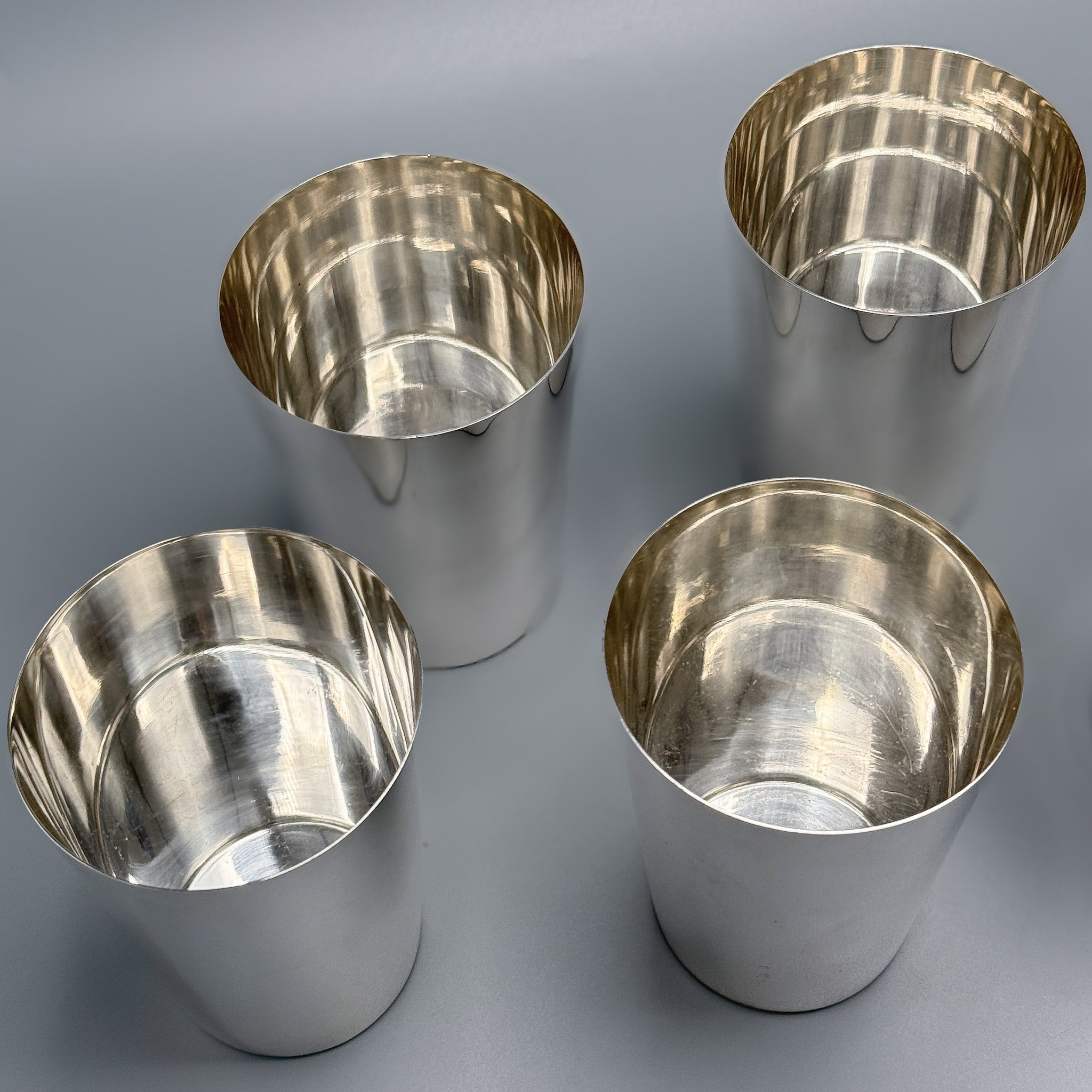 Estate Sterling Silver Tiffany Modern Mint Julep Cups – Gallery 925