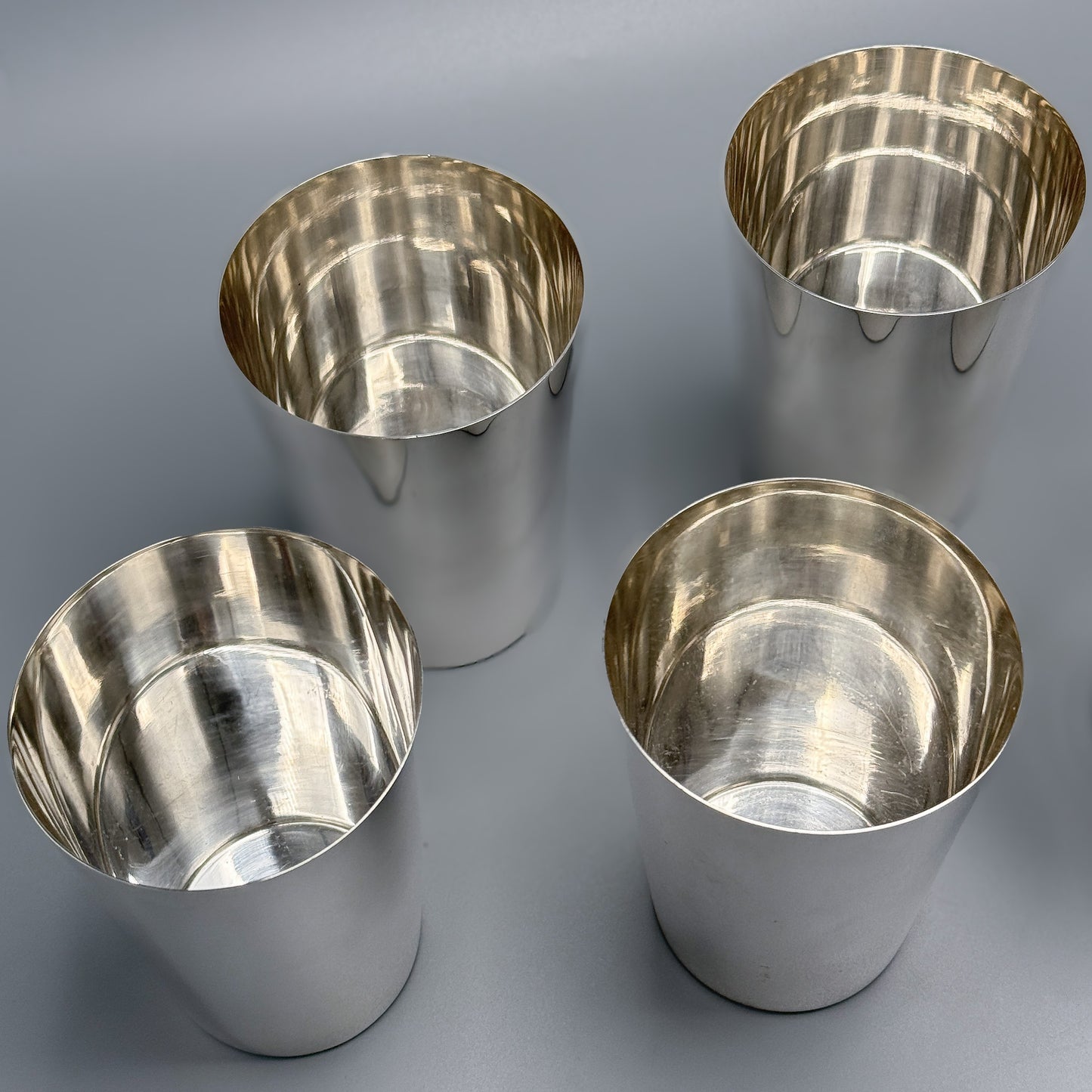 Estate Sterling Silver Tiffany Modern Mint Julep Cups