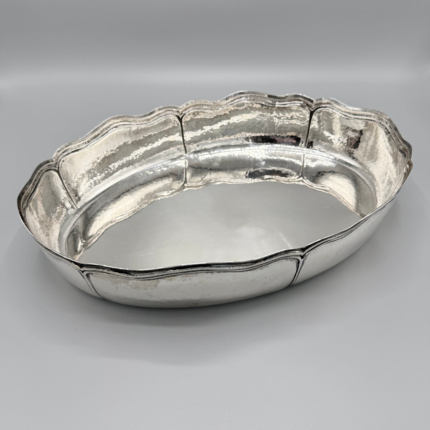 Estate Buccellati Centerpiece Bowl with Scalloped Edge