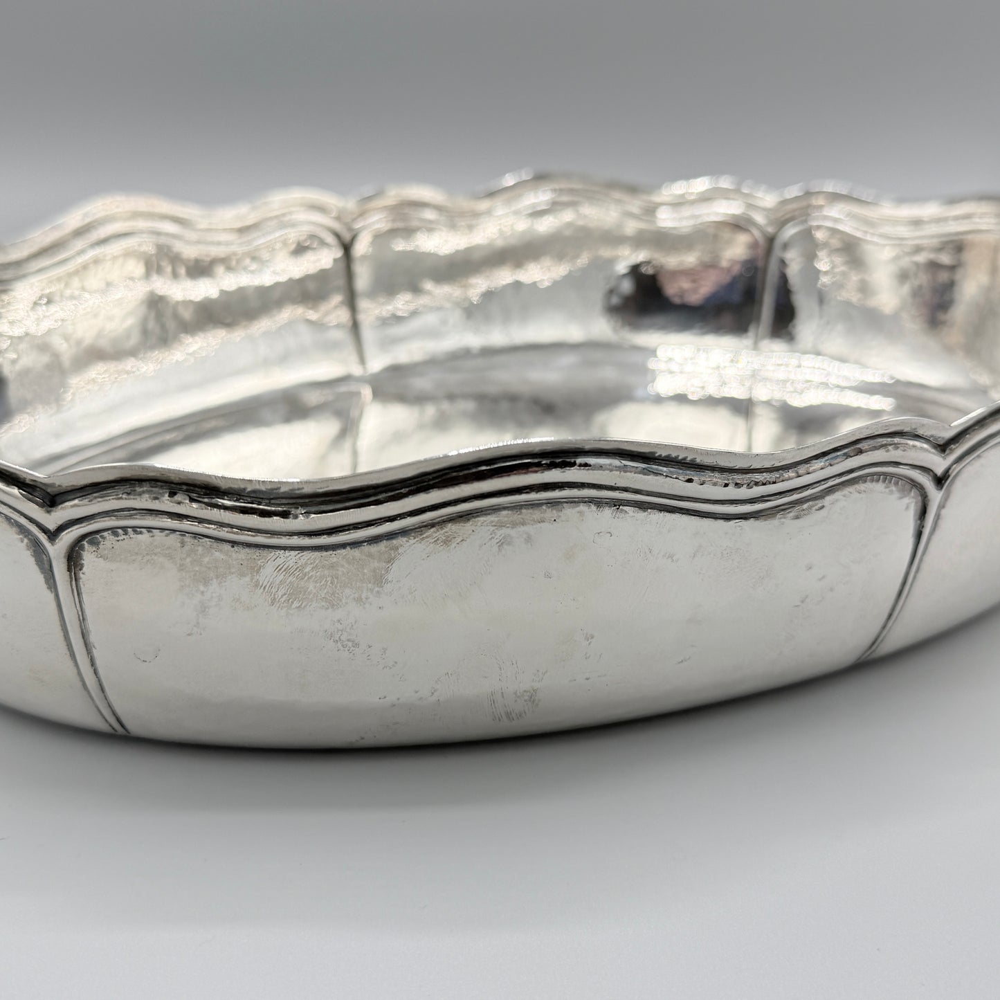 Estate Buccellati Centerpiece Bowl with Scalloped Edge