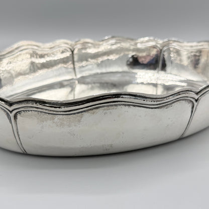 Estate Buccellati Centerpiece Bowl with Scalloped Edge