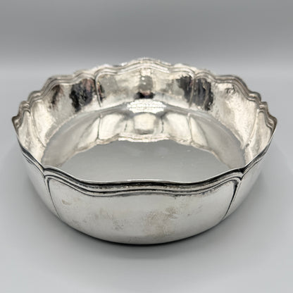 Estate Buccellati Centerpiece Bowl with Scalloped Edge
