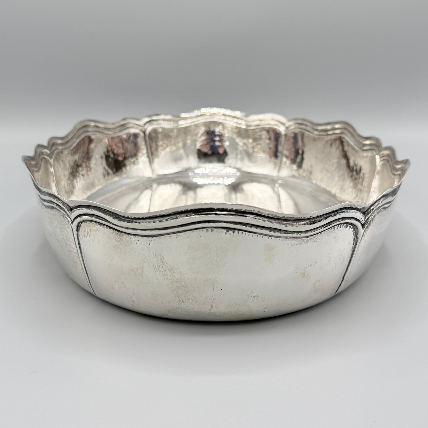 Estate Buccellati Centerpiece Bowl with Scalloped Edge