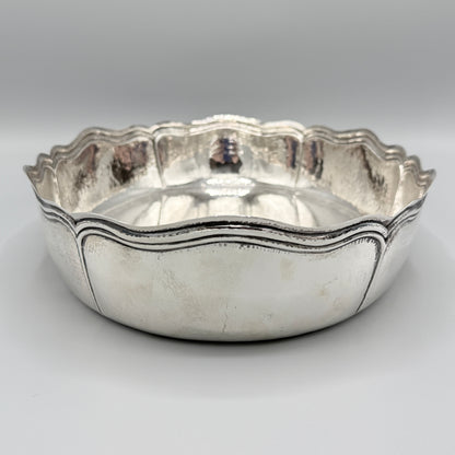 Estate Buccellati Centerpiece Bowl with Scalloped Edge