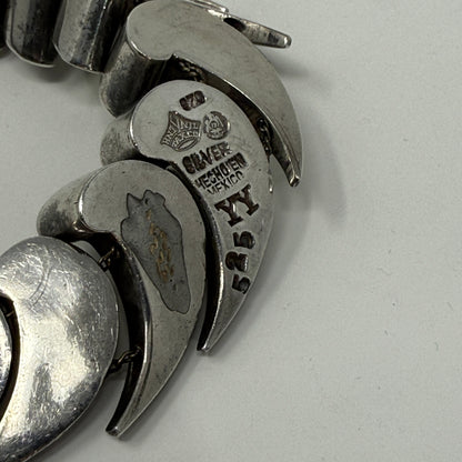 Estate Antonio Pineda 970 Silver "Wave" Necklace