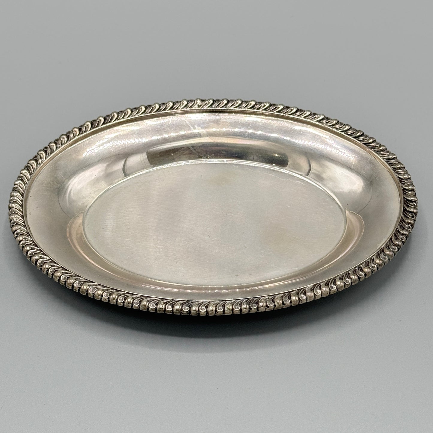 Estate Buccellati Sterling Silver Gadroon Small Dish
