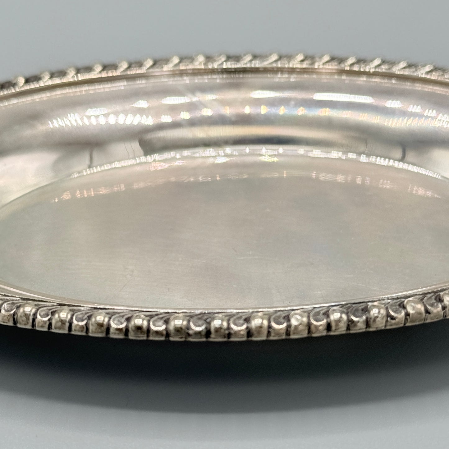 Estate Buccellati Sterling Silver Gadroon Small Dish