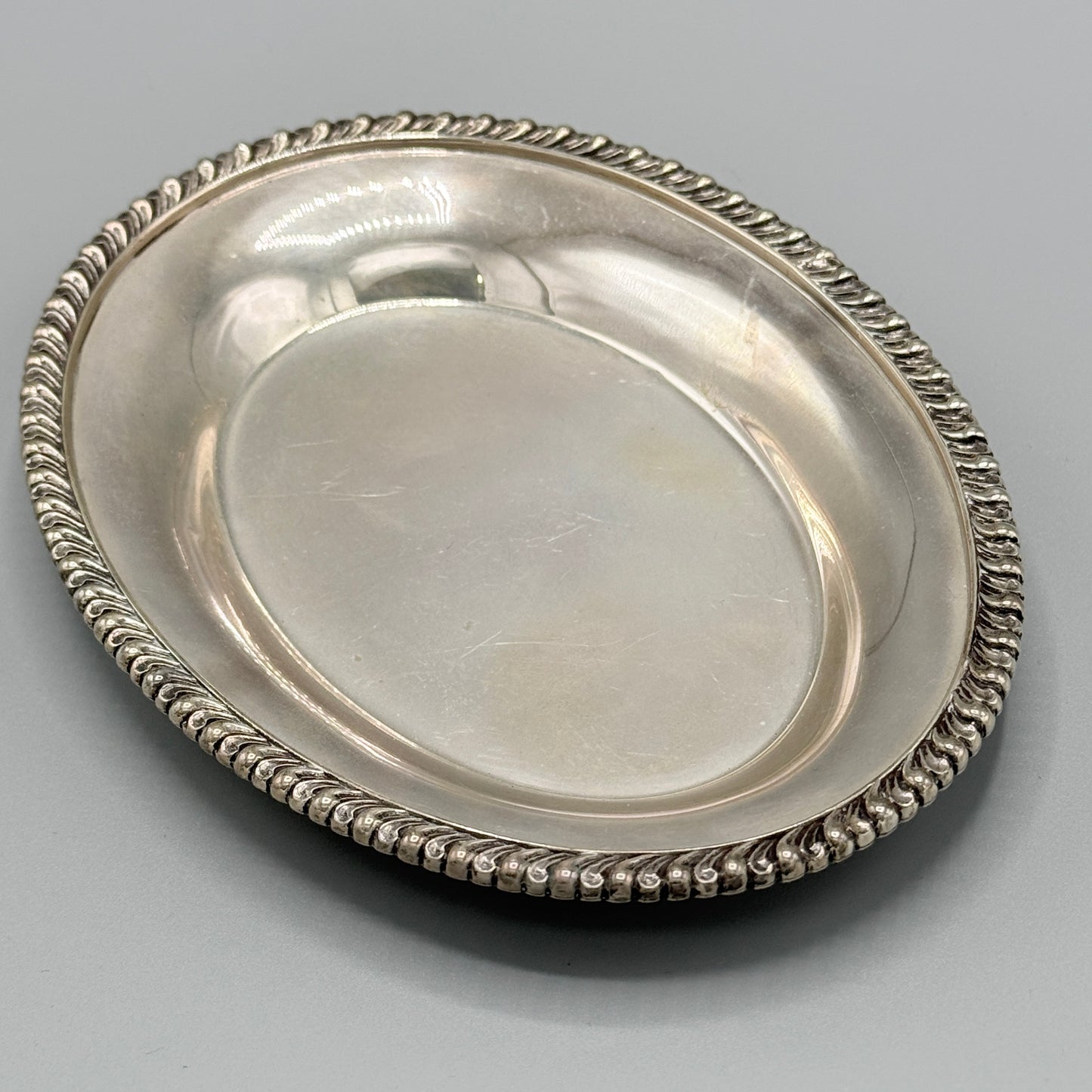 Estate Buccellati Sterling Silver Gadroon Small Dish