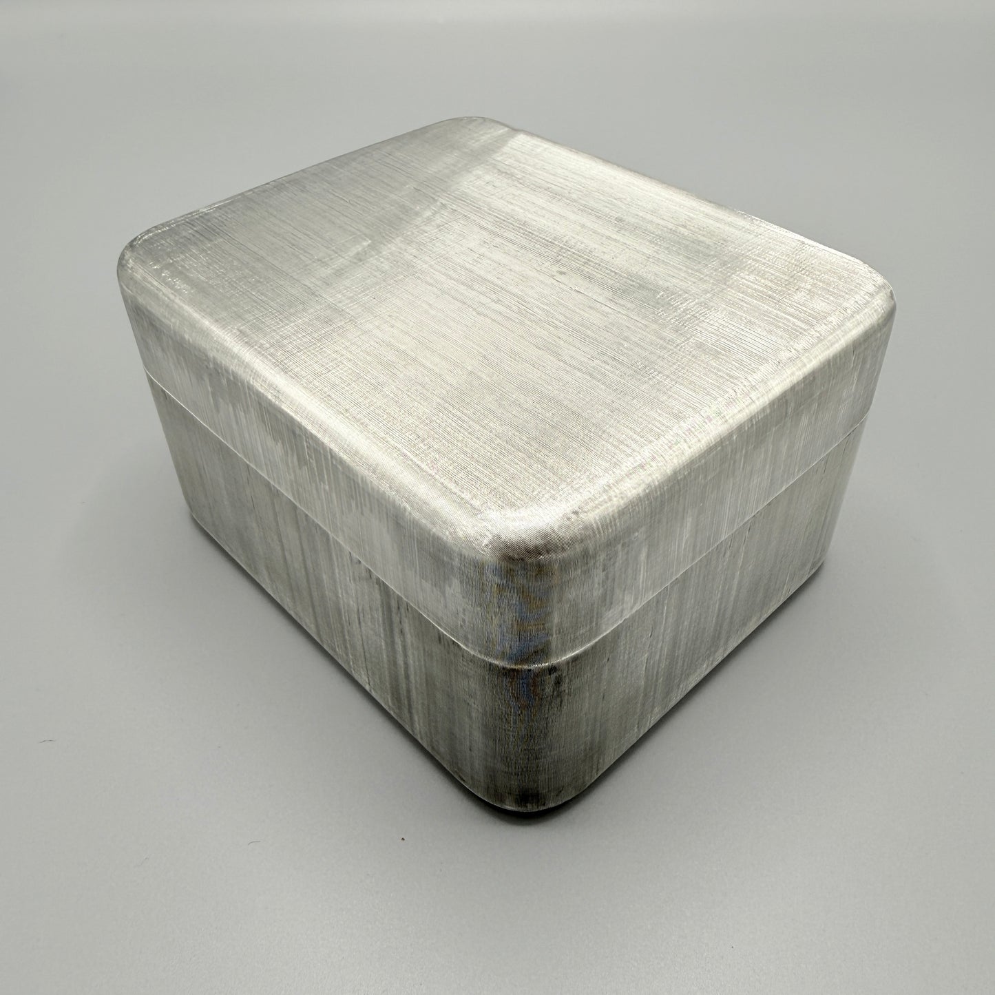 Estate Buccellati Sterling Silver Textured Box with Lid