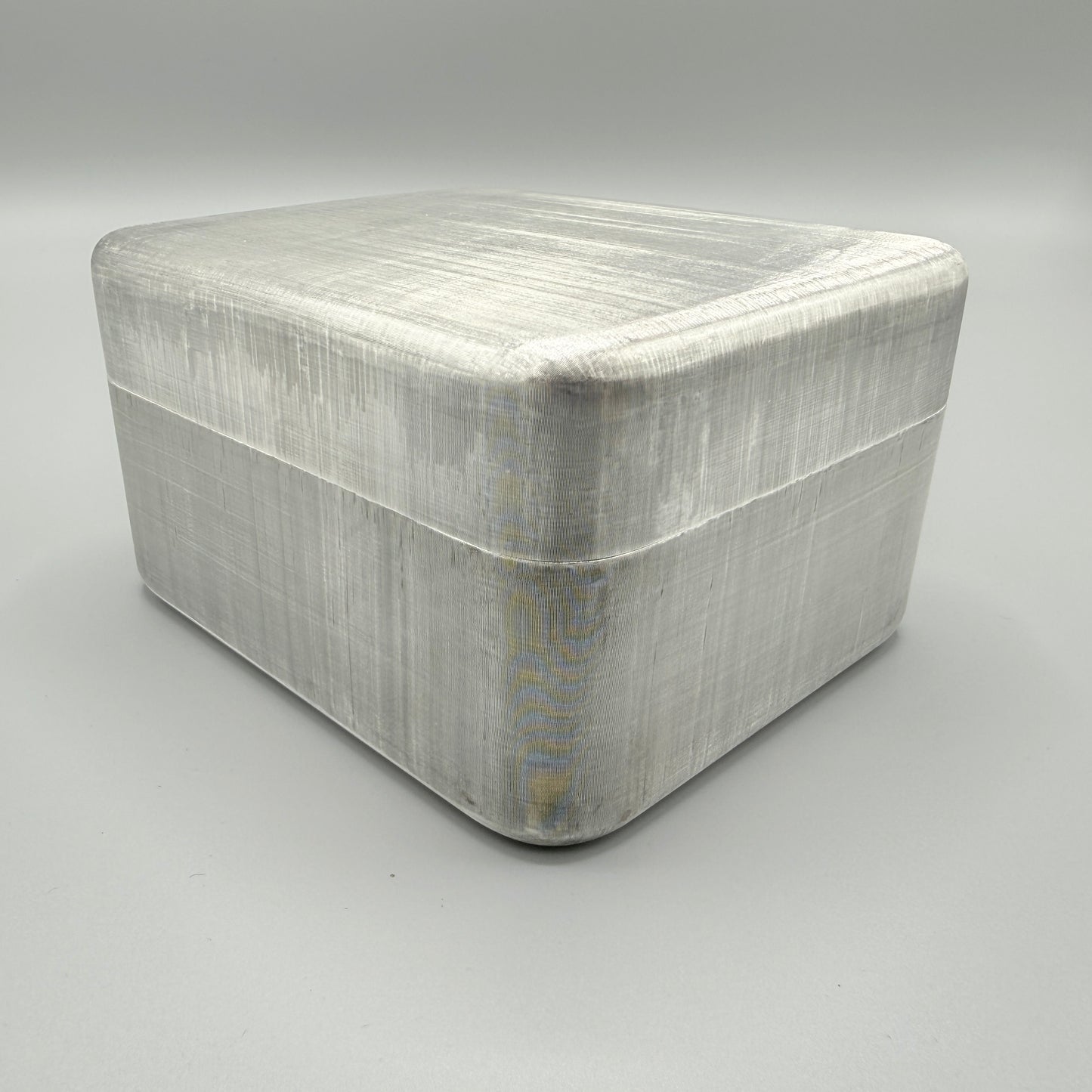 Estate Buccellati Sterling Silver Textured Box with Lid