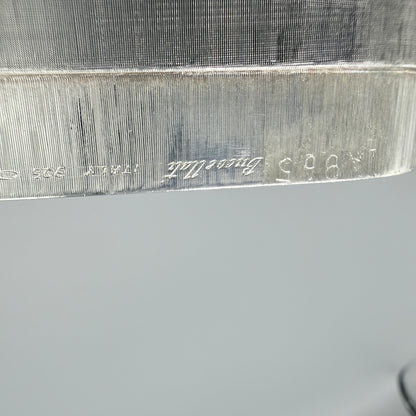 Estate Buccellati Sterling Silver Textured Box with Lid