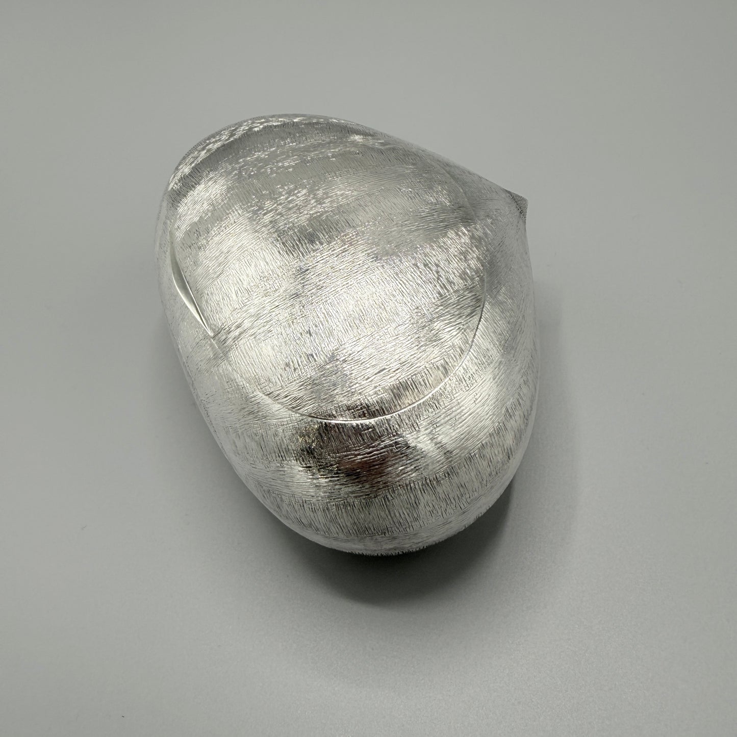 Estate Buccellati Sterling Silver Garlic Box with Lid