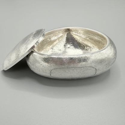 Estate Buccellati Sterling Silver Garlic Box with Lid