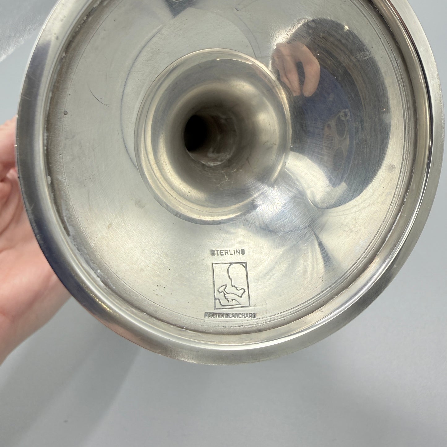 Estate Porter Blanchard Sterling Silver Goblets 245E