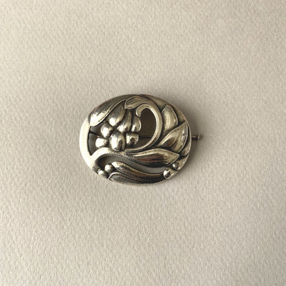 Georg Jensen Sterling Silver Brooch No.65