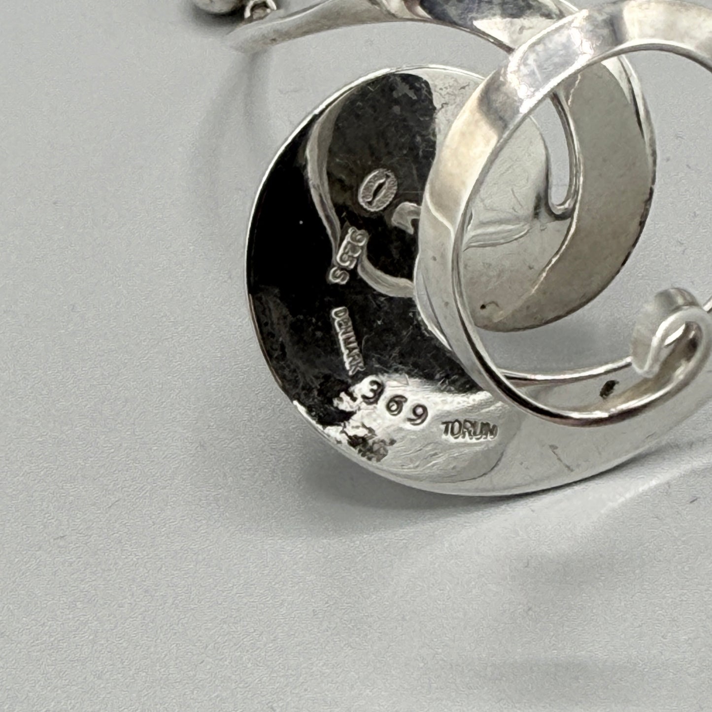 Estate Georg Jensen Sterling Silver Spiral Earrings No 369 by Vivianna VERY RARE