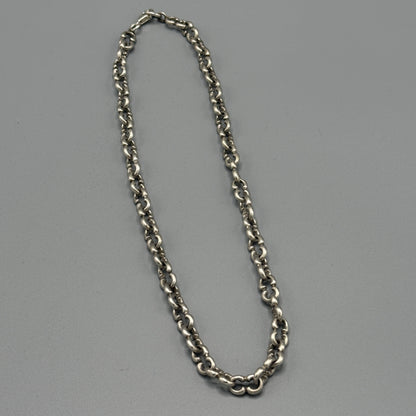 Estate Sterling Silver Figure-8 Chain Necklace