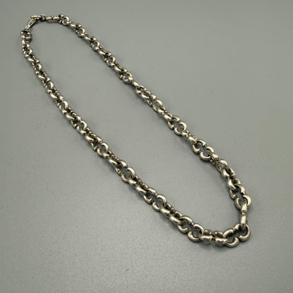 Estate Sterling Silver Figure-8 Chain Necklace