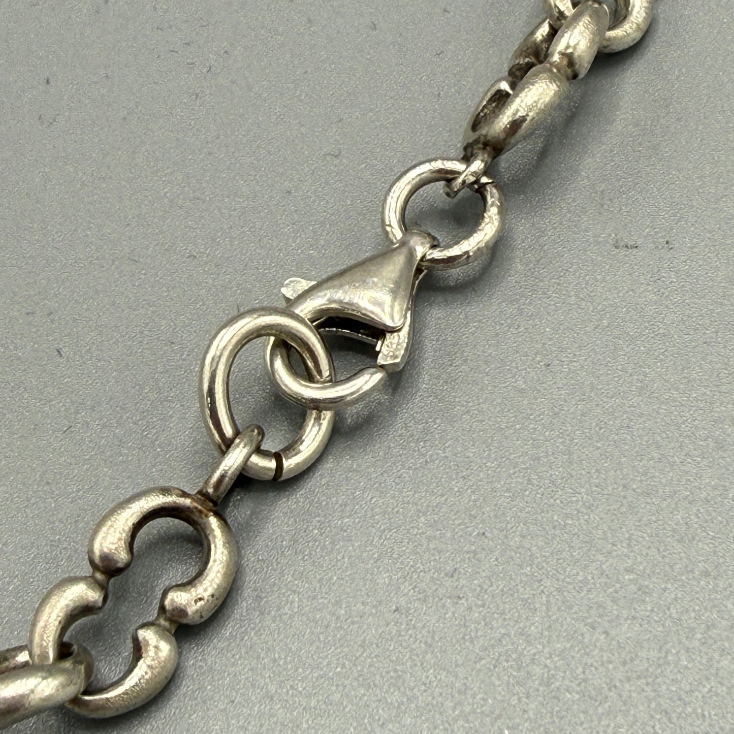 Estate Sterling Silver Figure-8 Chain Necklace