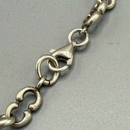 Estate Sterling Silver Figure-8 Chain Necklace