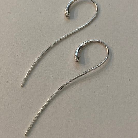 Georg Jensen Sterling Silver "Mercy" Ear Wires by Jacqueline Rabun