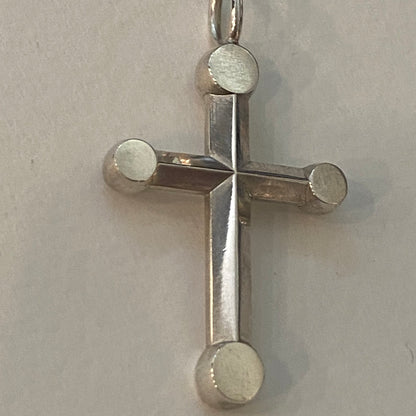 Estate Georg Jensen Sterling Silver Cross Pendant, Design 261B