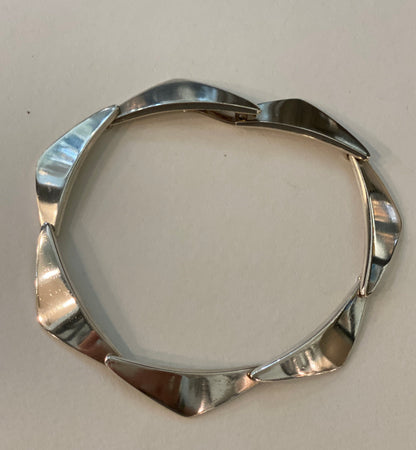 Estate Georg Jensen Sterling Silver Peak Bracelet