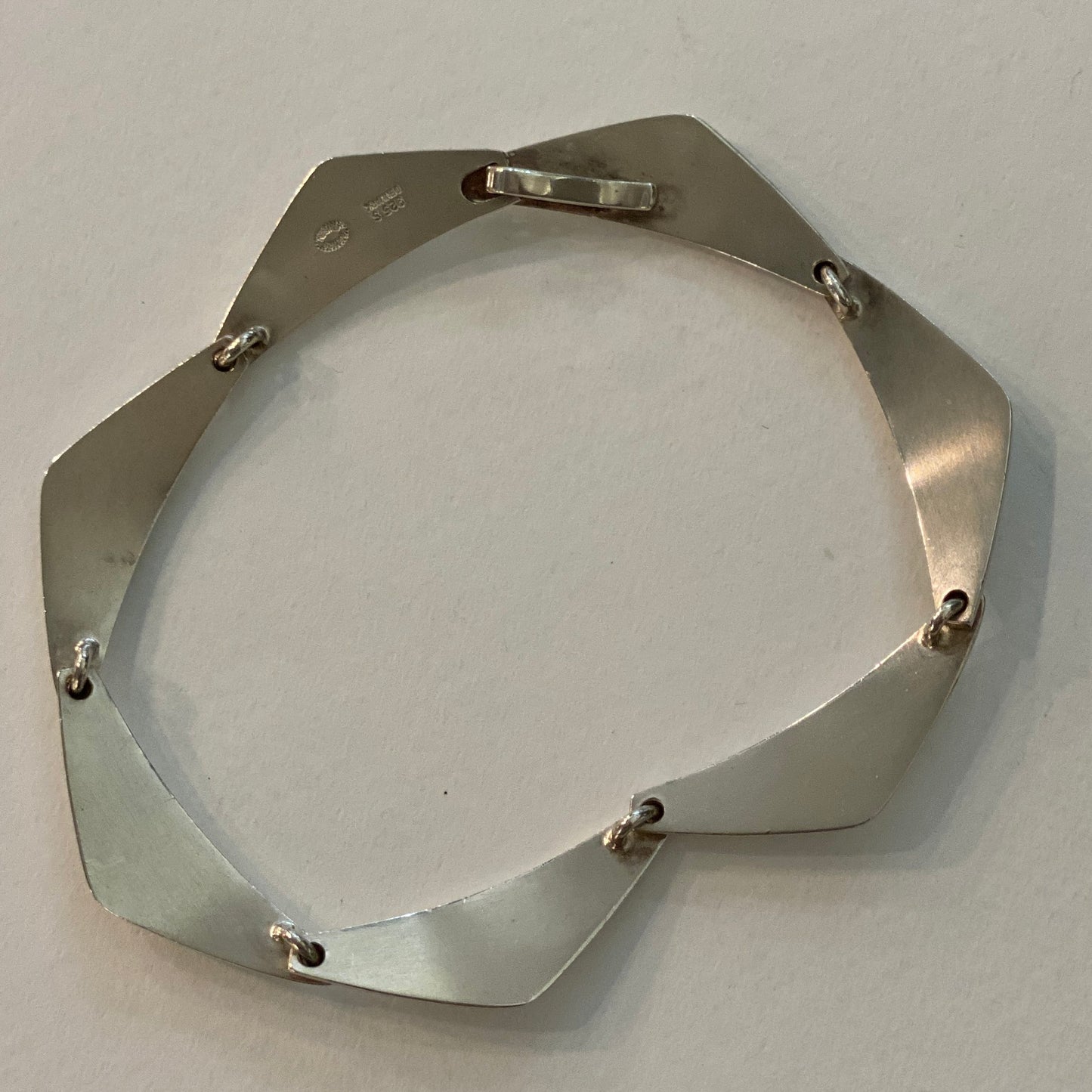 Estate Georg Jensen Sterling Silver Peak Bracelet