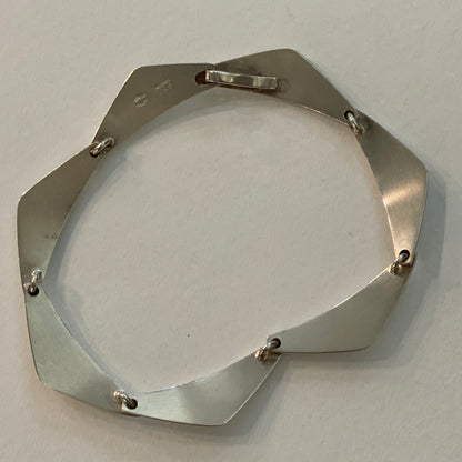 Estate Georg Jensen Sterling Silver "Peak" Bracelet