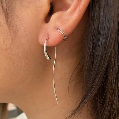 Georg Jensen Sterling Silver "Mercy" Ear Wires by Jacqueline Rabun