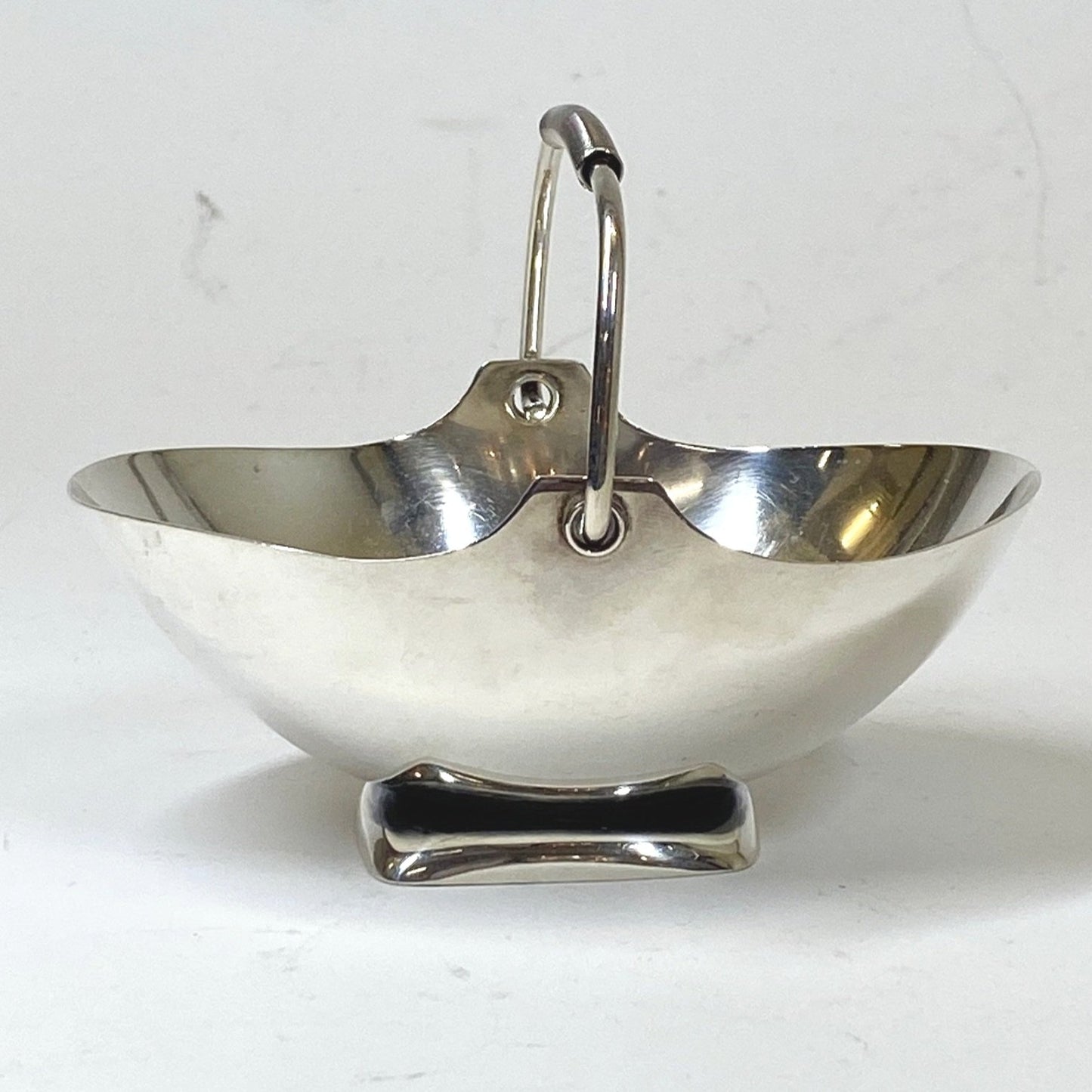 Gusterman Sterling Silver Modernist Candy Basket