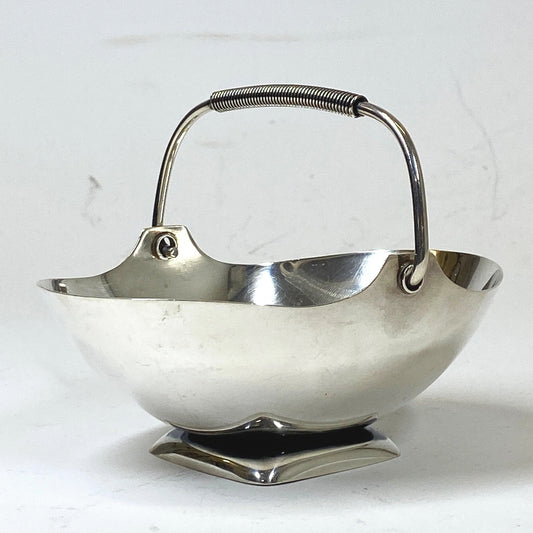 Gusterman Sterling Silver Modernist Candy Basket